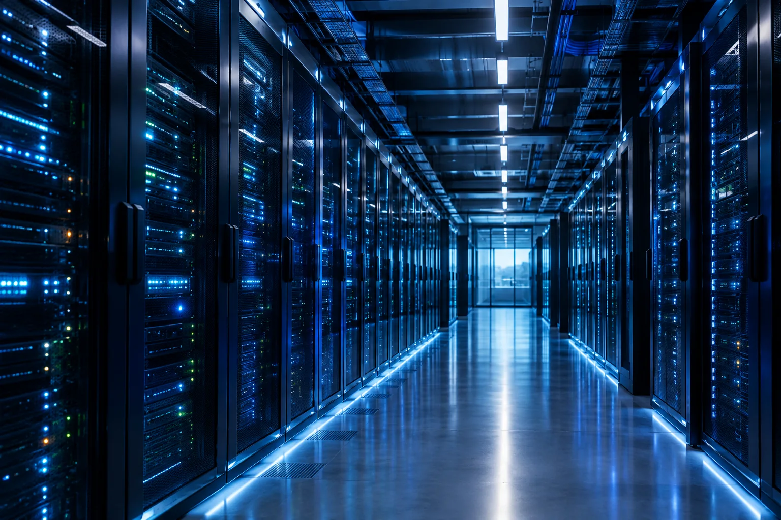 Data-centre aisle · 06