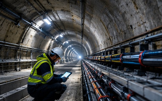 Underground transport route